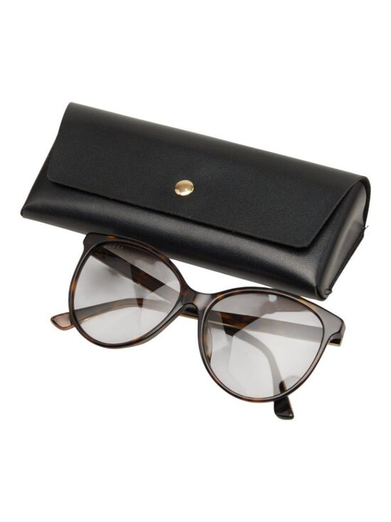 Gucci Asian Fit Sunglasses 002 Brown Acetate Eyewear main image 2